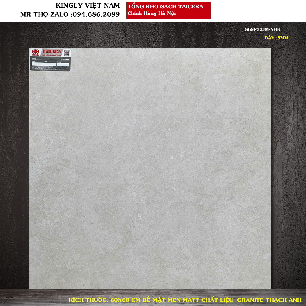 Gạch lát nền Granite Taicera 60x60 G68P32JM Loại 1
